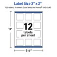 thumbnail image 6 of Avery 2" x 2" Labels, Pre-Printed Gold Beads Design, 120 ct, Glossy, Gold Beads, 6 of 10