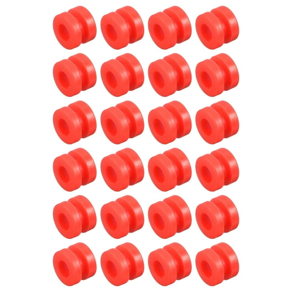 Uxcell 24Pack RC Anti Vibration Rubber Balls for F4 F7 Flight Controller M3x4.6mm Red