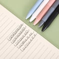 thumbnail image 4 of 5 Pcs Neutral Pen Aesthetic Gel Pen Stationery Pen 0.5mm Writing Pen Black Inks Pen Pen Journaling Pen Pressing Pen, 4 of 9