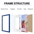 thumbnail image 5 of decorUhome 11x14 Matted to 8x10 Picture Frame, Photo Frame for Gallery Wall or Tabletop Display, Blue, 5 of 10