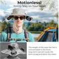 thumbnail image 5 of USB Charging Fan Hat,2-in-1 Hands-free Hat Fan with Detachable Neck, UPF 50+ Wide Brim Sun Hat,2600mAh Rechargeable Fishing Essentials for Camping Travel Delivery Outdoor-Black, 5 of 7