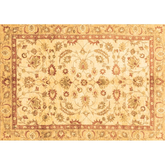 Ahgly Company Indoor Rectangle Oriental Brown Traditional Area Rugs, 2' x 3'