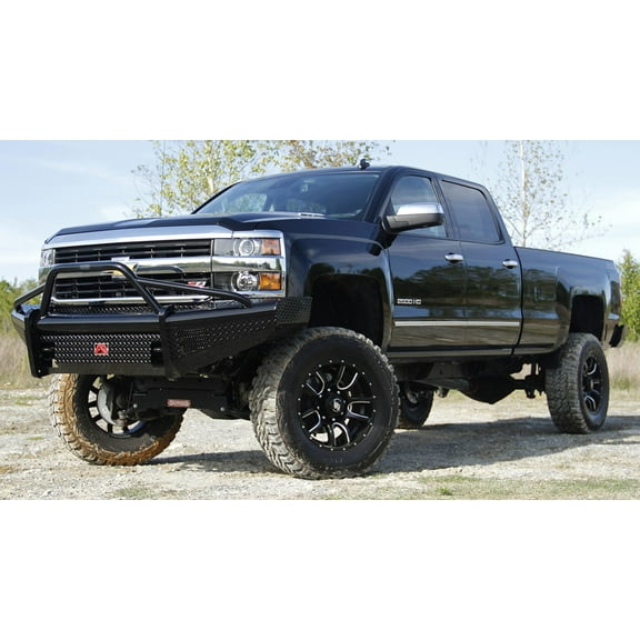 20-C SILVERADO 2500/3500 HD BLACK STEEL FRONT W/ PRE-RUNNER GUARD Fits select: 2020-2023 CHEVROLET SILVERADO, 2023 GMC SIERRA