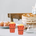 thumbnail image 3 of KAKOWELY 6 cajas de palomitas de maíz con temática deportiva para fiestas de baloncesto, cajas de golosinas, contenedores de palomitas y estuches para palomitas., 3 of 5