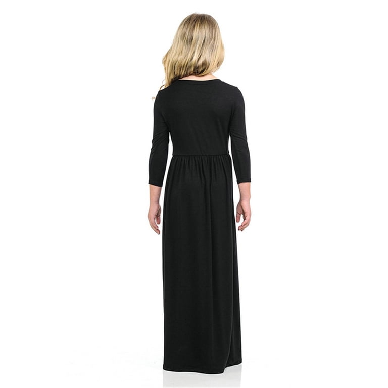 cream and black bridesmaid dresses Petal and Pup Women's Jayden Maxi Dress