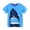Blue, variant on LRen Kids T Shirts for Boys Size 8-9 Boys Cartoon Printed Crewneck Short Sleeve Graphic T-Shirts Kids Summer Tops Easy Wear Summer Casual Tops Tees