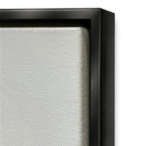 Stupell Industries Black Stallion Horse Portrait Soft Grey Sky Photography Jet Black Framed Floating Canvas Wall Art, 16x20, by Carol Walker