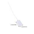 thumbnail image 2 of 1000 Pcs Tags for Labeling Label Blank Hang Tag Price Tags 0.1X1.3X2.3CM White, 2 of 8
