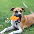 thumbnail image 2 of 1 Uds. Juguetes para perros, pelota de rugby de goma vocalizadora, resistente a mordidas, rechinar los dientes, aliviar el aburrimiento, llamados juguetes para mascotas, 2 of 6