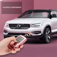 thumbnail image 4 of Car Key Cover, Fit for S60 S80 V60 V70 XC60 XC70, Smart Key Case with Alloy Keychain, 4 of 6