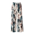 thumbnail image 5 of Karymi Jeans for Women Unisex Printed Casual Lounge Pants, Elastic Waist with Adjustable Drawstring Loose Straight Long Home Trousers with Side Pockets Workout Shorts Women, 5 of 5