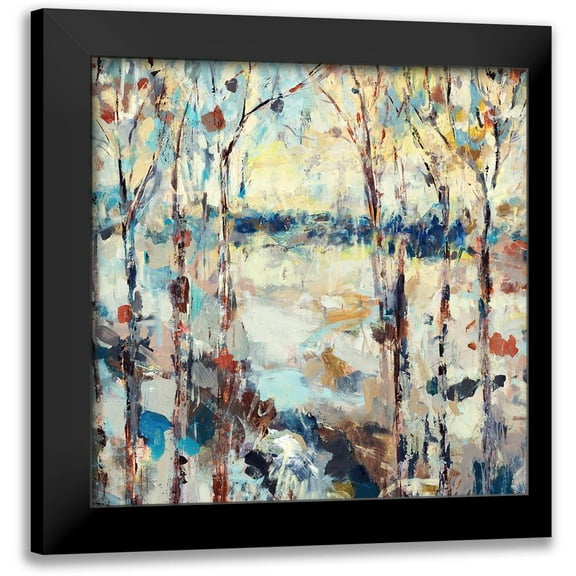 Maas, Jodi 12x12 Black Modern Framed Museum Art Print Titled - Wild Walk