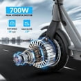 thumbnail image 4 of 5TH WHEEL WES09 Electric Scooter for Adults, 350W Motor, Up to 18 MPH & 20 Miles Range, Turn Signals, Dual Braking System, 8.5" Foldable E Scooter with Smart App Control, UL2272, 4 of 9