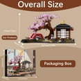 thumbnail image 2 of QOQ Cherry Blossom Tree Building Block Toys for Adults, Flowers Plants Display for Home Decor, Creative Mini Bricks Gift for Kids 14+ (916PCS), 2 of 10
