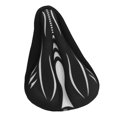 thumbnail image 3 of Bike Seat Set Bike Saddle Set Breathable Bike Seat Cushion Accessories Bike Seat Set Ergonomic Prevent Slipping Breathable Pain Relief Bike Saddle Set With Bungee Cord For ANGGREK AC7278, 3 of 8