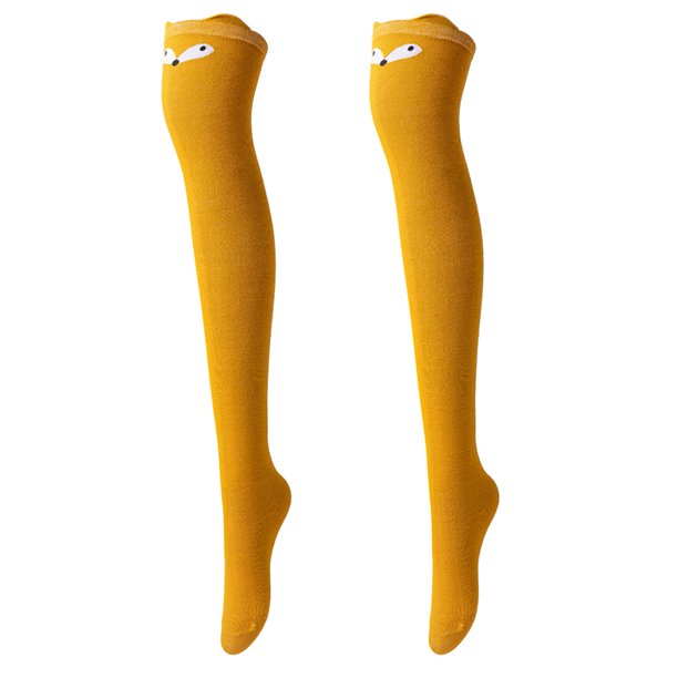 Calcetines altos a rayas para mujer, coloridos, por encima de la rodilla, retro, elásticos, para niñas, cosplay, disfraz de Lolita