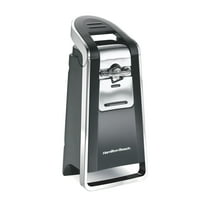 Hamilton Beach Smooth Edge Automatic Electric Can Opener, Black & Stainless
