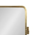 thumbnail image 3 of Kate and Laurel Elijah Pivot Wall Mirror, Gold 20 x 32, 3 of 10