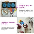 thumbnail image 4 of QUTETN 40pcs Yarn Bobbin for Crochet Spool Weave Organizer Tool, 4 of 11