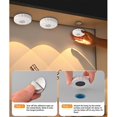 thumbnail image 5 of Puck Lights LED RGB Dimmable Under Cabinet Lighting with Remote 2PCS, 5 of 5