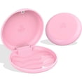 thumbnail image 1 of ARGOMAX-2 PCS Thin and Light Aligner Case, Magnetic Closure Retainer Case, Easy To Carry Retainer Holder Case，Pink+Pink, 1 of 6