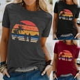 thumbnail image 5 of Western Shirts Casual Tee for Women 2024 Summer T Shirt Short Sleeve Crewneck Beach Tops Vintage Country Graphic, 5 of 5