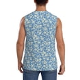 thumbnail image 4 of Daiia Floral Retro Style Printed Men's Tank Tops,Casual Soft Sleeveless Gym Muscle Shirts Bodybuilding Tee-XX-Large, 4 of 8