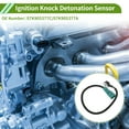 thumbnail image 2 of Sensores de golpe de encendido Unique Bargains No.07K905377C para VW Jetta L5 2.5L con conector verde 2006-2014, 2 of 6