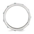 thumbnail image 2 of Bague en Argent Sterling Stackable Expressions Aquamarine Taille 6, 2 of 3