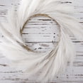 thumbnail image 3 of D-GROEE Faux Pampas Grass Wreath for Home Decor - Modern Wreath - No Shedding, Long Lasting Unique Farmhouse Decor - from Lightweight Cloth, 3 of 5