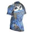 thumbnail image 3 of joogoo Owl Bloom Flower Pattern Men's Cycling Jerseys Mountain Bike Short Sleeve Tops L, 3 of 7