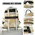 thumbnail image 3 of FORMRS Mini Backpack Purse for Women Quilted Travel Daypack Casual Shoulder Bag, Beige Clouds, 3 of 7