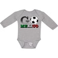 thumbnail image 3 of Inktastic Go, Mexico- Soccer, Football Boys or Girls Long Sleeve Baby Bodysuit, 3 of 5