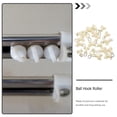 thumbnail image 4 of Shisuyan 20 Pcs Rouleaux de Rail de Rideau Coureurs de Rideau Ménagers Roues Accessoire de Rideau, 4 of 8