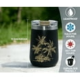 thumbnail image 2 of 11OZ SS WINE MUG BLACK PALM, 2 of 4