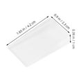 thumbnail image 3 of Miangastore Plastic Shims for Tables Transparent 12Pcs 1.65X0.90X0.39In, 3 of 8