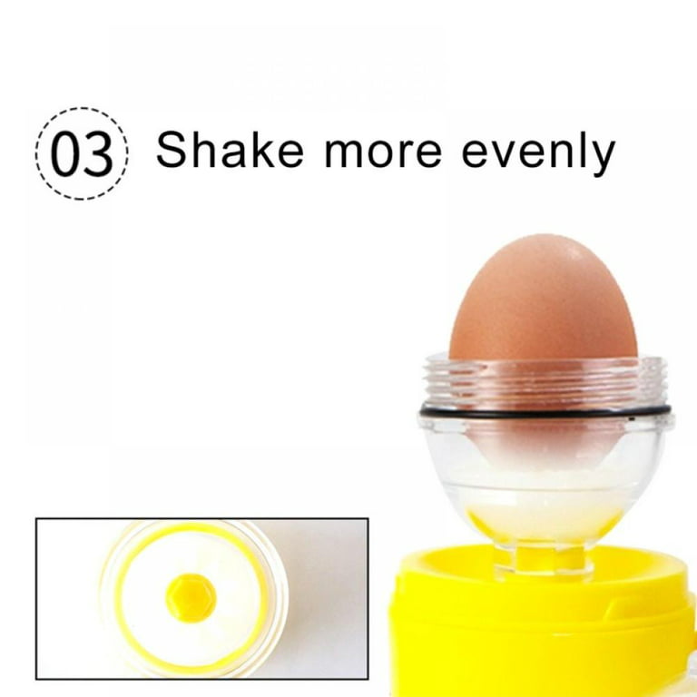 Egg Scrambler Hand Egg Shaker Mixer Food Grade Silicone Egg Spinner Manual    ELENSESA