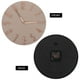 thumbnail image 2 of Relojes de pared a pilas, reloj de pared moderno, redondo, estilo moderno y sencillo, para oficina, hogar, dormitorio, sala de estar y cocina, elegante, sin pilas, color beige, 2 of 8