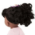 thumbnail image 5 of Gotz Hannah at The Ballet - 19.5" African American Poseable Doll with Extra Outfit (Denim Overalls, Shirt & Sandals) and Long Black Hair to Wash & Style, 5 of 8