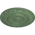 thumbnail image 3 of Ekena Millwork 20 7/8"OD x 1 1/4"P Biddix Ceiling Medallion (Fits Canopies up to 7 1/2"), Hand-Painted Athenian Green, 3 of 7