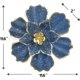 thumbnail image 2 of Decoración de pared de flores de metal de girasol para colgar en la pared, decoración para interiores y exteriores, hogar, baño, cocina, dormitorio, sala de estar, jardín, patio, 2 of 5