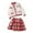 Red, variant on Djtdsds Girl Fall Outfits Girls Velvet Santa Long Sleeve Top with Flare Pants Festive Holiday Party Outfit for Season Size:18-24 Months