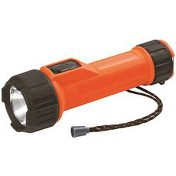 Energizer Intrinsically Safe 2D Led Flashlight, Orange And Black