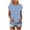 Blue, variant on Scyoekwg Womens Trendy Tops 2025 Trendy Womens Summer Fashion Short Sleeve Ladies Blouses Dressy Casual Cute T Shirts Going Out Tops Loose