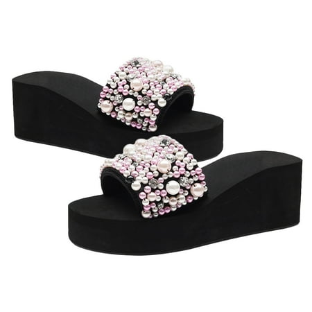 

Female Wedge Slipper Wedge Sandals Wedge Slipper for Women Summer Wedge Slipper Seaside Resort