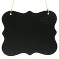 thumbnail image 1 of Wall Hanging Chalkboard Sign Double Sided Memo Board Door Message Board Hanging Blackboard, 1 of 7