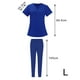 thumbnail image 5 of Uniforme de enfermería para mujer Sunnimix Azul brillante L Exfoliante, 5 of 8