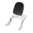thumbnail image 1 of XFMT Backrest Detachable Sissy Bar W/Luggage Rack Backrest Compatible with Honda Shadow SABRE VT1100 ACE VT1100 All Years, 1 of 4