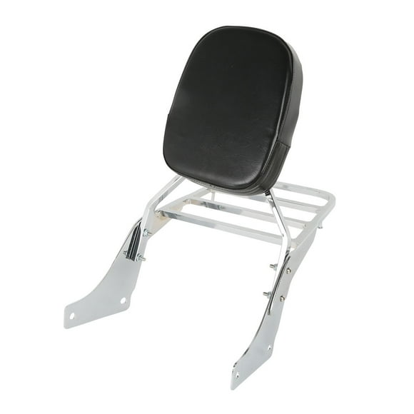 SLMOTO Sissy Bar Backrest Set Luggage Rack Pad Fit for Honda Shadow ACE 1100 VT1100 Shadow SABRE 1100 ACE VT1100