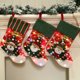 thumbnail image 4 of Calcetines navideños con luces LED Diseño de elementos navideños Calcetín grande Decoración colgante Regalo para árbol de Navidad Pared de chimenea, 4 of 8